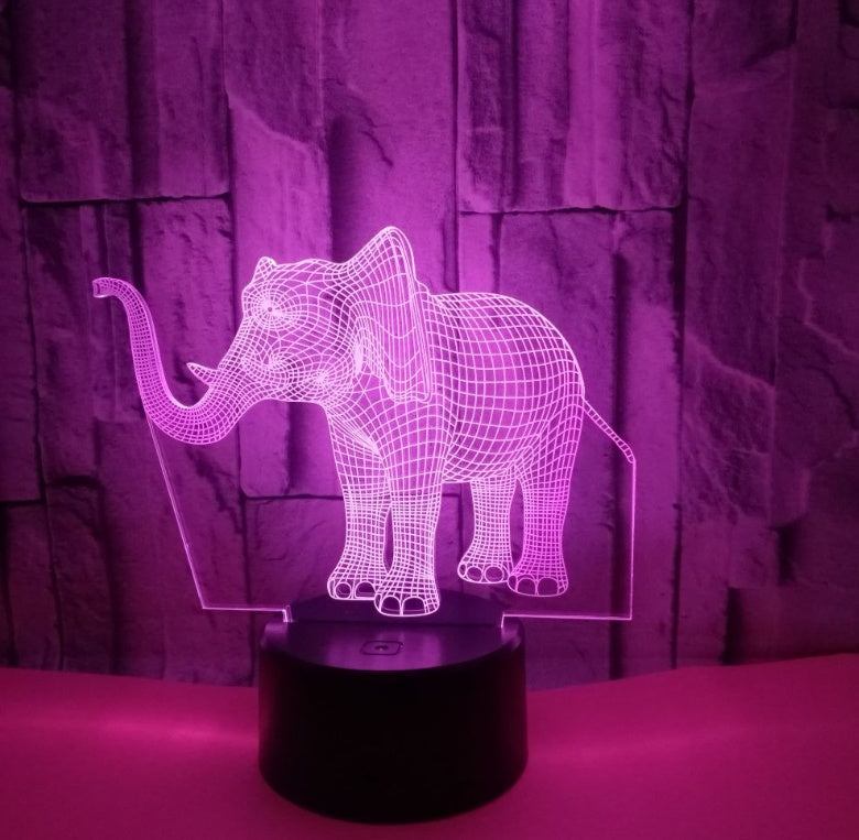 elephant 3D light