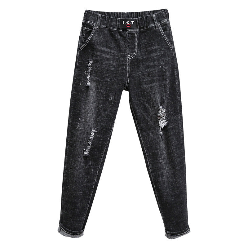 Plus Size Women's Stretch High Waist Jeans