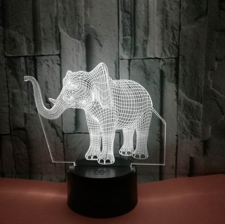 elephant 3D light